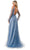 Aspeed Design L2772T - Glitter Cold Shoulder Evening Gown Special Occasion Dress
