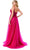 Aspeed Design L2782A - Appliqued Plunging V-Neck Evening Gown Special Occasion Dress