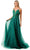 Aspeed Design L2782A - Appliqued Plunging V-Neck Evening Gown Special Occasion Dress