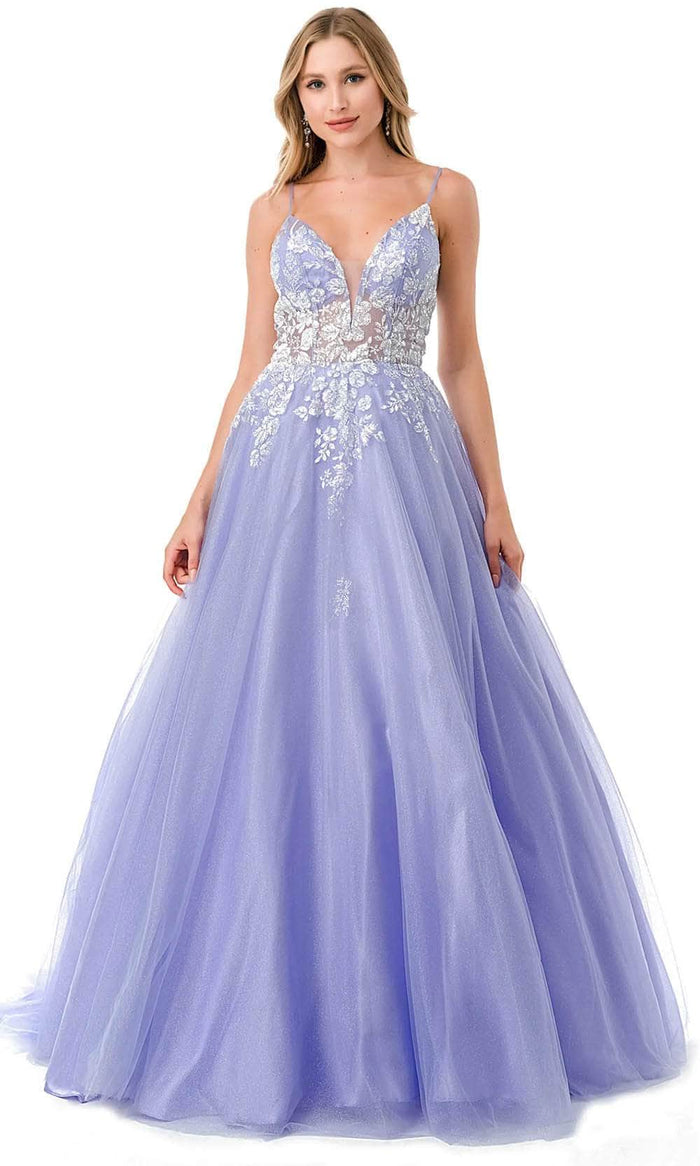 Aspeed Design L2791B - Applique Sweetheart Prom Dress Special Occasion Dress XS / Lilac