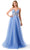 Aspeed Design L2792T - Floral Lace Applique V-neck Prom Dress Prom Dresses