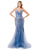 Aspeed Design L2816J - V-Neck Sleeveless Evening Gown Evening Dresses S / Ice Blue