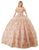 Aspeed Design L2817C - Gilt Applique Ballgown Ball Gowns XS / Rose Gold