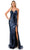 Aspeed Design L2819Y - Sequin Sweetheart Prom Dress Special Occasion Dress XS / Navy