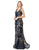 Aspeed Design M2803Y - Embellished Mermaid Evening Gown Evening Dresses S / Navy