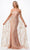 Aspeed Design P2300 - Glitter Off Shoulder Evening Gown Formal Gowns XS / Rose Gold