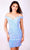 Ava Presley 27827 - Sequin Off Shoulder Cocktail Dress Special Occasion Dress 00 / Iridescent Light Blue