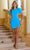 Ava Presley 28270 - Jeweled Cutout Cocktail Dress Special Occasion Dress 00 / Turquoise