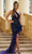 Ava Presley 28296 - One Shoulder Shimmer Prom Dress Special Occasion Dress 00 / Navy/Purple