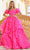 Ava Presley 28571 - Tiered Ruffle Ballgown Special Occasion Dress 00 / Fuchsia