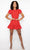 Ava Presley 28705 - Short Sleeve Ruffled Hem Cocktail Dress Special Occasion Dress 0 / Red
