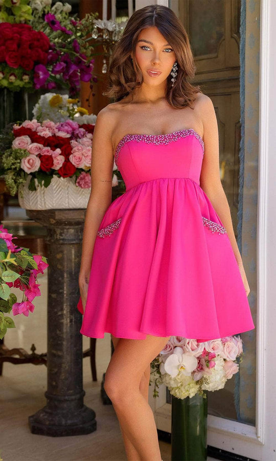 Ava Presley 29837 - Beaded Empire Dress