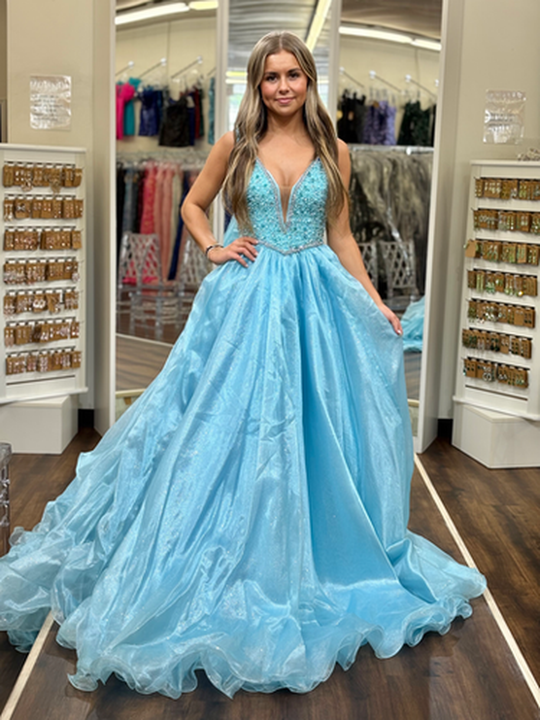 Ava Presley 38342 - Beaded Bodice Ballgown