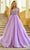 Ava Presley 38342 - Beaded Bodice Ballgown Special Occasion Dress 00 / Lilac