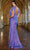 Ava Presley 38896 - Feathered V-Neck Prom Dress Special Occasion Dress