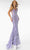 Ava Presley 39201 - Sequin Open Back Evening Gown Special Occasion Dress 00 / Lilac