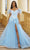 Ava Presley 39213 - Off Shoulder Sequin Prom Dress Special Occasion Dress 00 / Iridescent Light Blue