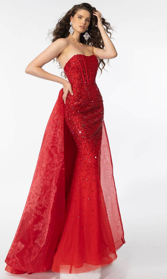 Ava Presley 39230 - Sweetheart Beaded Corset Prom Gown