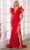 Ava Presley 39307 - Puff Cap Sleeve Prom Gown Special Occasion Dress 00 / Red