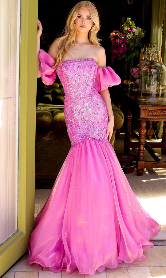 Ava Presley 39570 - Straight-Across Bodice Long Gown