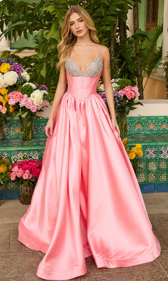 Ava Presley 42311 - Embellished Corset Mikado Ballgown