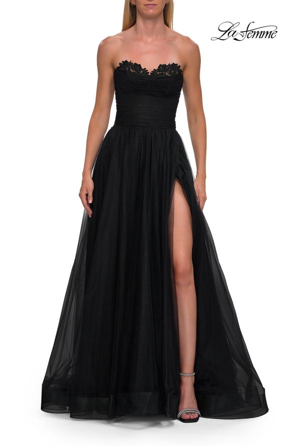 La Femme Dress 33363 Black / 00 La Femme Dress 33363 Black / 00