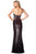 Blush by Alexia Designs 11950 - Beaded Strapless Evening Dress Evening Dresses 4 / Black/Multi