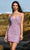 Blush by Alexia Designs 20573 - Cross Bodice Sequin Cocktail Dress Special Occasion Dress 0 / AB Pink