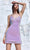 Blush by Alexia Designs 20577 - Sequin Empire Cocktail Dress Special Occasion Dress 0 / AB Pink
