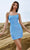 Blush by Alexia Designs 20579 - Scoop Neck Sequin Cocktail Dress Special Occasion Dress 0 / Sky