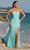 Blush by Alexia Designs 91034 - Fitted Sleeveless Sequin Prom Gown Prom Dresses 0 / Turquoise