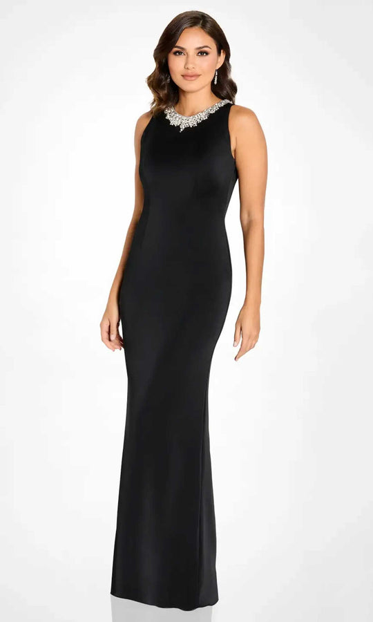 Cameron Blake - 116659 Long Evening Gown with  Keyhole Back