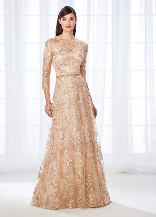 Cameron Blake - 118682 Quarter-Length Sleeve Mother of the Bride A-line Gown