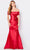 Cameron Blake 221693 - Short Sleeve Mikado Formal Gown Mother of the Bride Dresses 4 / Wine