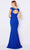 Cameron Blake - 221695 Beaded Cap Sleeve Evening Dress Mother of the Bride Dresses 10 / Royal Blue