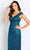 Cameron Blake CB107 - Lace Cap Sleeve Evening Gown Evening Dresses 12 / Pewter