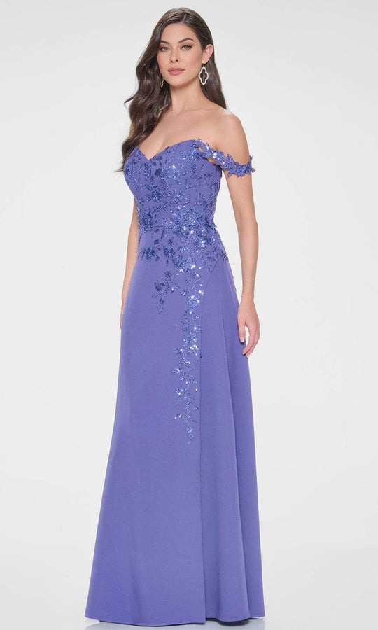 Cameron Blake CB211 - Sequin Off Shoulder Gown