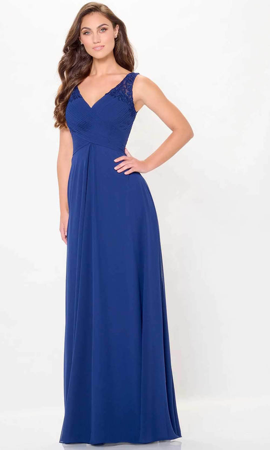 Cameron Blake CB3239 - Sleeveless Ruched Evening Dress