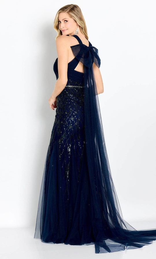 Cameron Blake CB759 - Bow Cutout Evening Gown