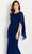 Cameron Blake CB763 - Draped Sleeve Evening Gown Special Occasion Dress