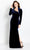Cameron Blake CB765 - Beaded Off Shoulder Evening Gown Special Occasion Dress 4 / Navy