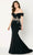 Cameron Blake CB779 - Embroidered Mermaid Evening Dress Evening Dresses 4 / Black