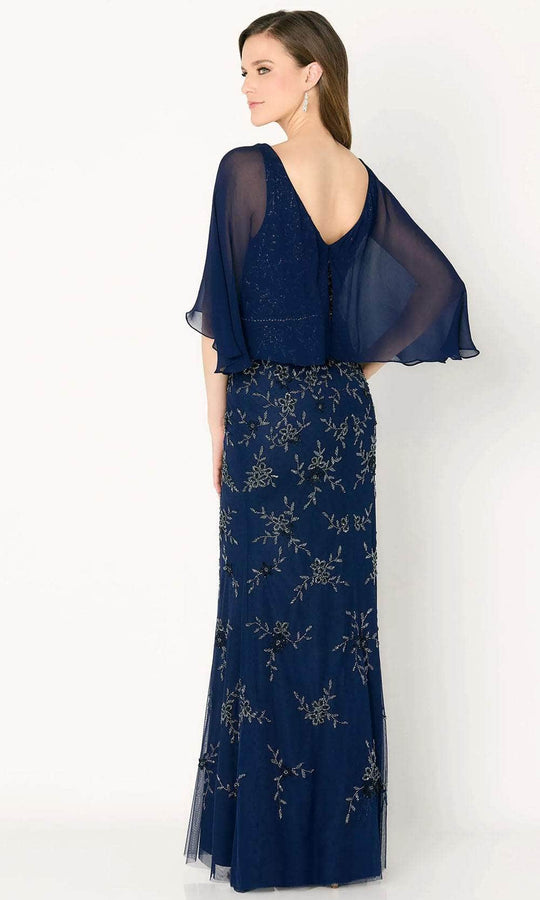 Cameron Blake CB783 - Cape Sheath Evening Dress