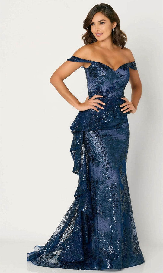 Cameron Blake CB791 - Ruffle Cascade Evening Dress