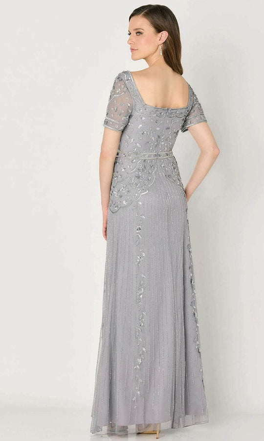 Cameron Blake CB793 - Short Sleeve Embellished Evening Dress