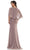 Cape Style Sheath Evening Gown  MV1130 Mother of the Bride Dresses