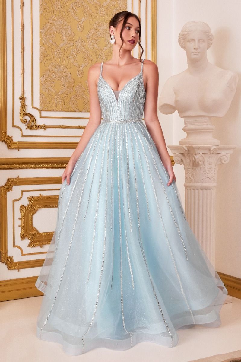 Ladivine CD940 - Embellished A-Line Junior Prom Long Gown Couture Candy Ladivine CD940 - Embellished A-Line Junior Prom Long Gown Couture Candy