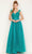 Cecilia Couture 163 - Sleeveless A-line Prom Dress Prom Dresses 6 / Green
