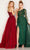 Cecilia Couture 173 - Embellished One Sleeve Evening Dress Evening Dresses 6 / Hunter Green