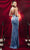 Chic and Holland AF330143 - Halter Neck Keyhole Accented Prom Gown Prom Dresses